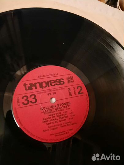 Пластинки Rolling Stones