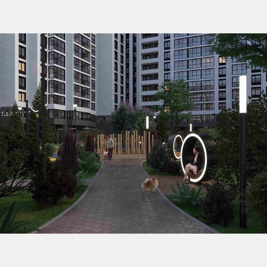 3-к. квартира, 83 м², 1/16 эт.