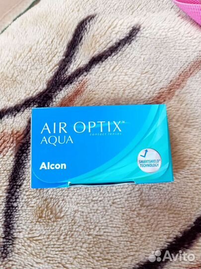 Линзы контактные air optix Aqua -4.25