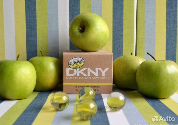 Dkny be delicious (зеленое яблоко) духи женские
