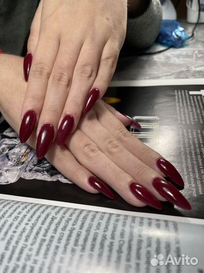 Маникюр Наращивание Гель- лак