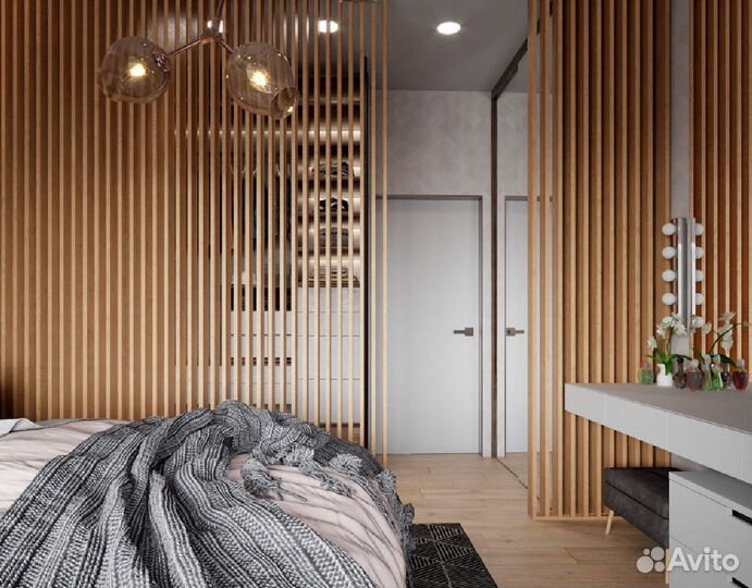 Реечные перегородки