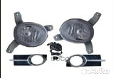 06- aveo фара противотум Л+П (комплект) С реш