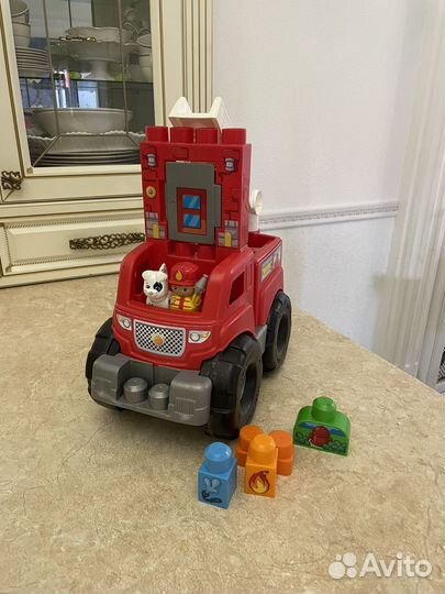 Машина пожарная Mega Bloks конструктор