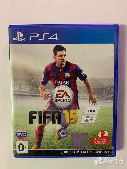Диск PS4 fifa 2015