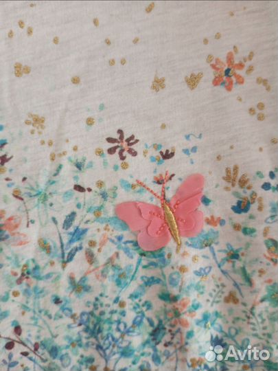 Лонгслив для девочки, рост 122