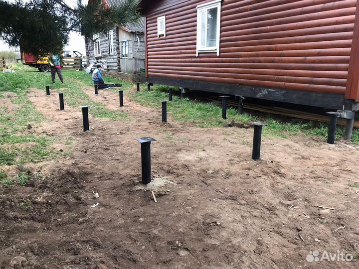 Винтовые сваи Фундамент на винтовых сваях