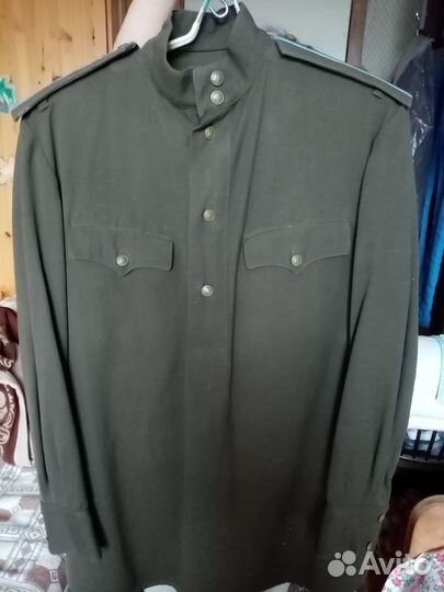 Гимнастерка офицерская шерсть СССР 50 б/у