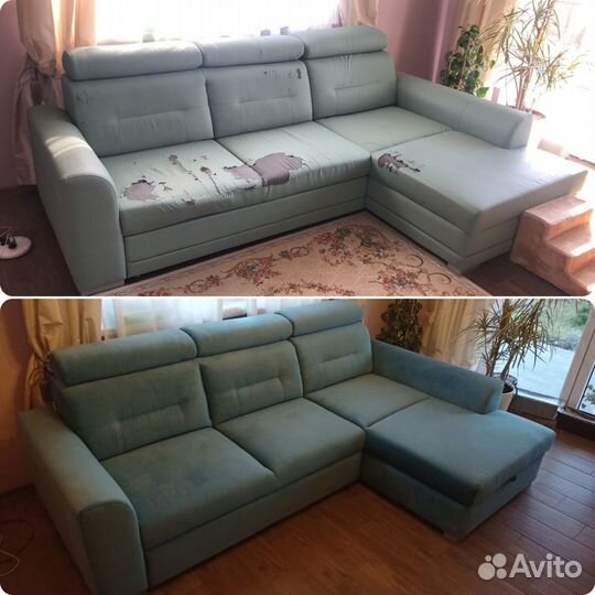 Перетяжка и ремонт мягкой мебели