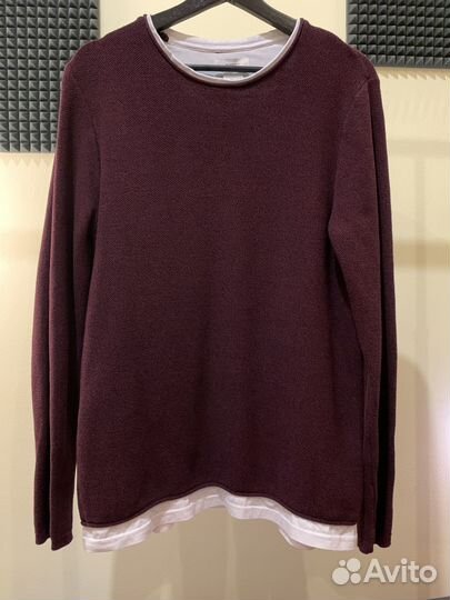 Джемпер Pull&Bear бордовый