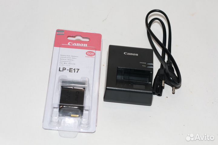 Аккумулятор LP-E17 для Canon + зарядное устройство
