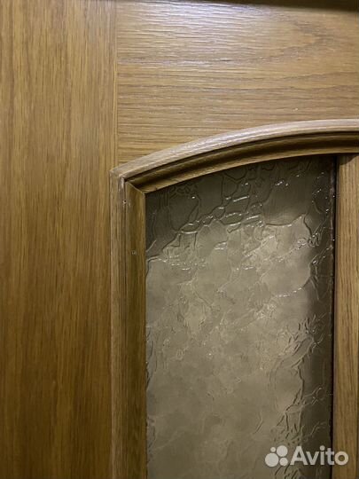 Двери межкомнатные с коробкой из массива, шпон