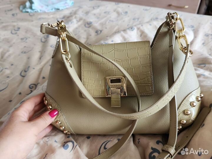 Сумка клатч натуральная кожа Baldinini