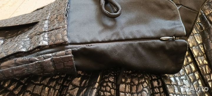 Юбка Climona S, 42 чёрно - коричневая