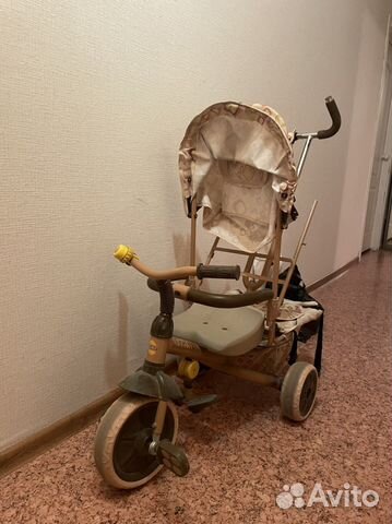 Детский велосипед с ручкой