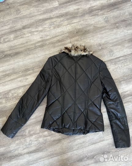 Куртка весенняя осенняя женская натуральная кожа