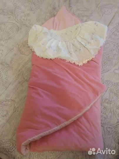 Одеяло и подушечка детское на выписку