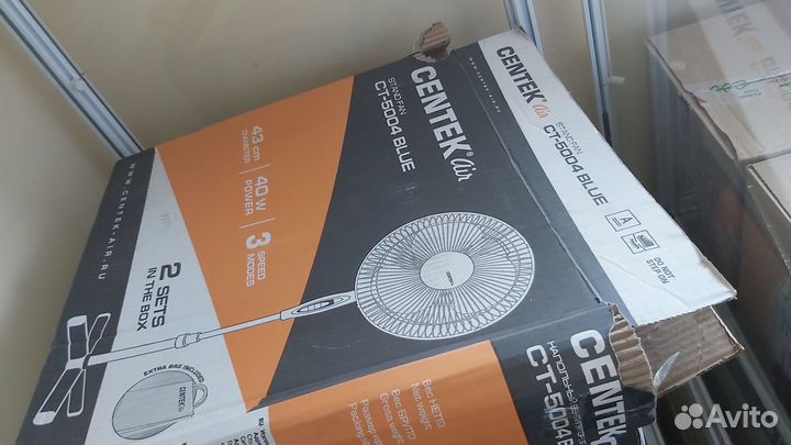 Вентилятор напольный centek. Новый