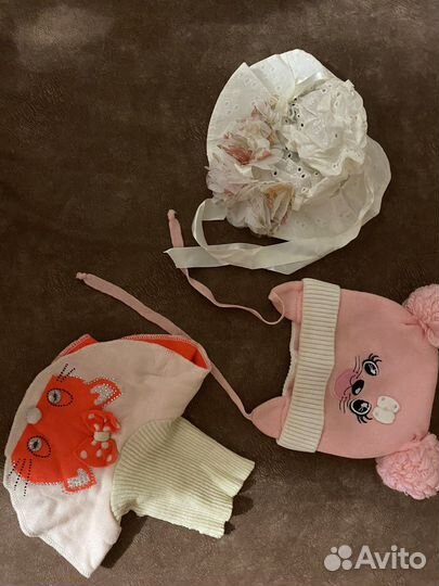 Комплект шапка, шарф на девочку