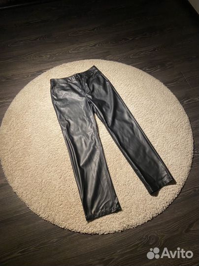 Брюки кожаные
