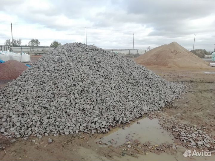 Щебень гравийный с доставкой Рязань