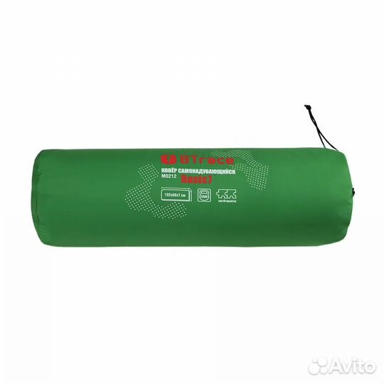 Коврик самонадувающийся basic 7 зеленый 190x65x7 с