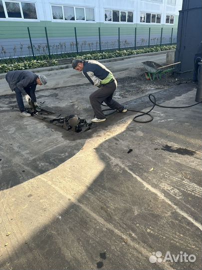 Аренда компрессора с отбойными молотками