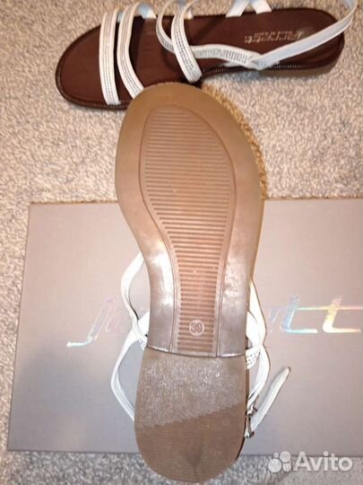 Сандали кожа