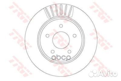 Диск тормозной задний nissan X-Trail (T32) 2014