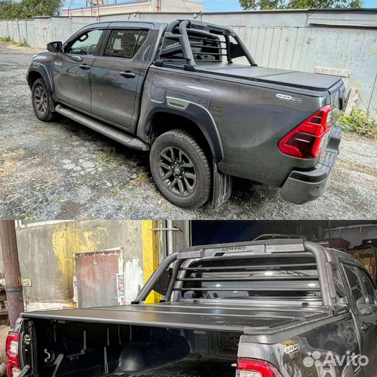 Крышка кузова для Toyota Hilux 2005-2022 3хсекц ал