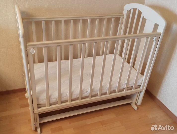 Детская кроватка можга красная звезда Агата мишки