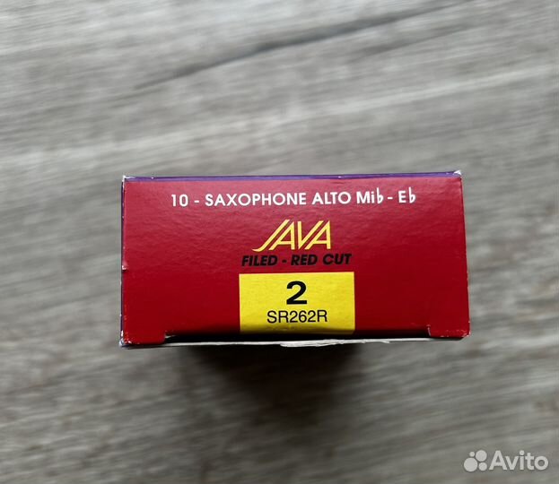 Трости для саксофона java red cut 2 Vandoren