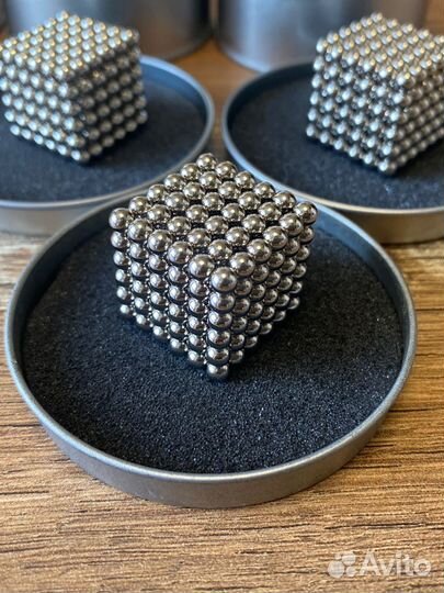 Магнитные шарики неокуб, 3 куба по 216 шариков