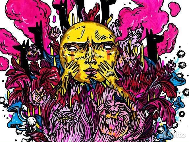 Картина, Графика, работа, персонаж, комикс