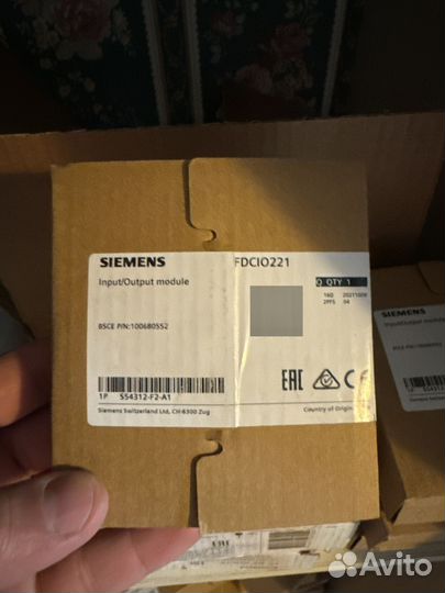 Siemens fdcio221 модуль входа -выхода