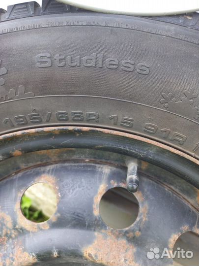 Колеса в сборе с колпаками kia rio 3