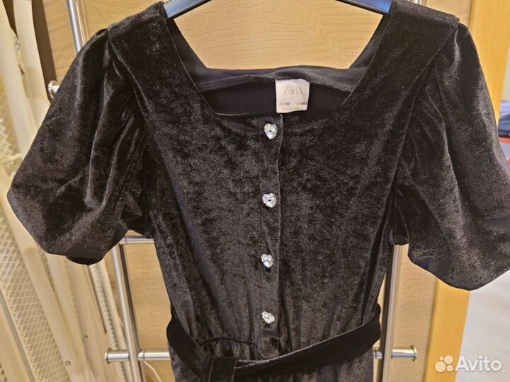 Комбинезон zara р.140 бархатный нарядный