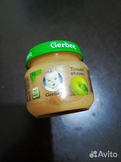 Фруктовое пюре gerber