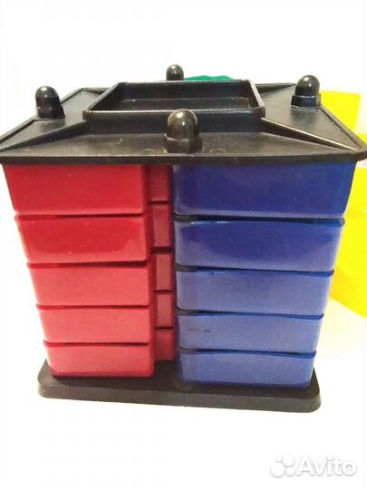 Шкатулка Органайзер для мелочей СССР 14*14выс14