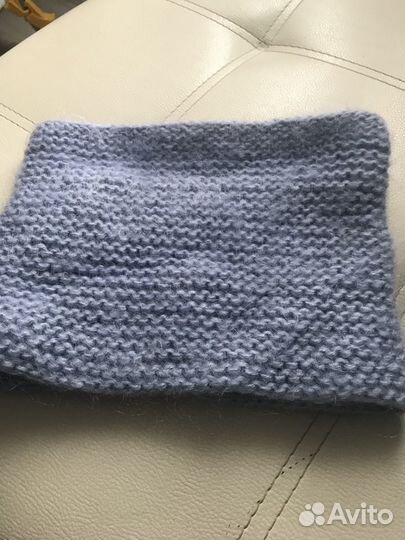 Шапка снуд варежки