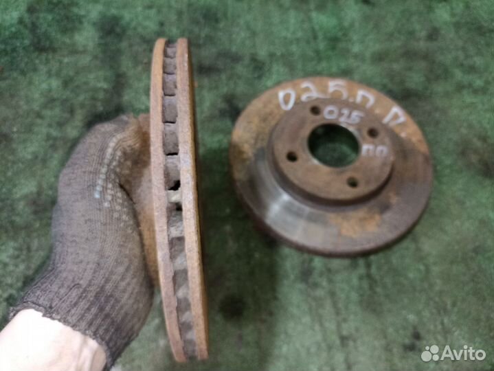 Диск тормозной передний вентилируемый Ford Fusion