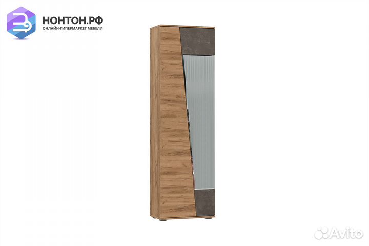 Шкаф Соренто 2-х створчатый дуб крафт / бетон темн