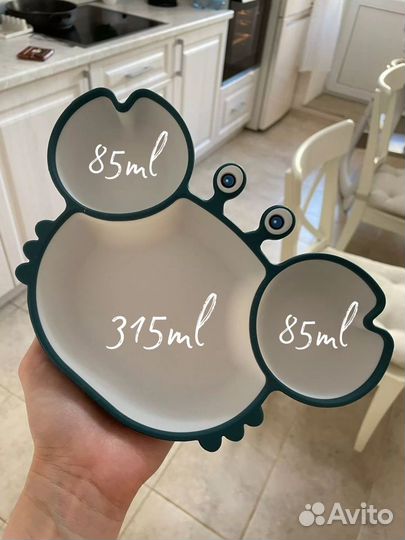 Детская посуда набор тарелка чашка ложка вилка