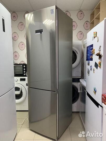 Холодильник Bosch NO Frost сер. Металлик