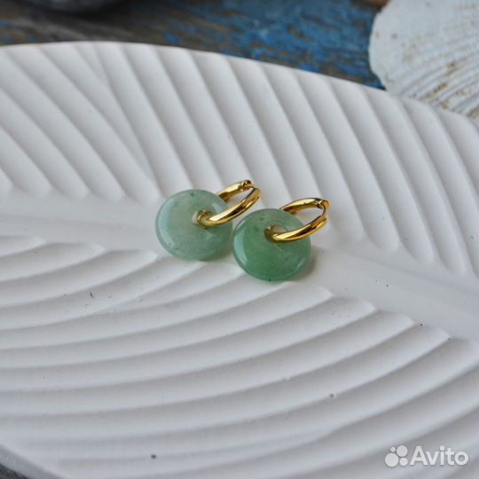 Новые серьги кольца конго