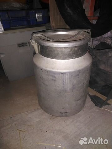 Фляга бидон алюминиевый б/у 10 л 1шт