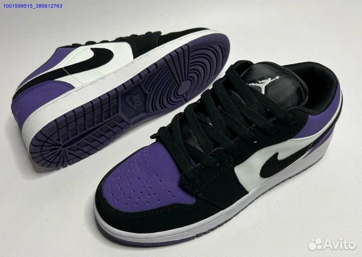 Кроссовки Nike Air Jordan 1 Low Court Purple (Арт