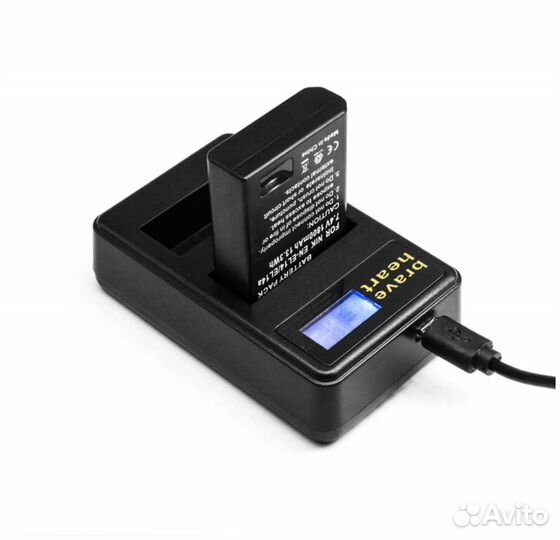 Два аккумулятора EN-EL14 1800 mAh + зарядное