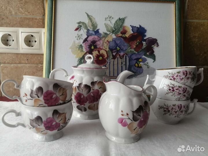 Чайный сервиз СССР Рига и Вербилки