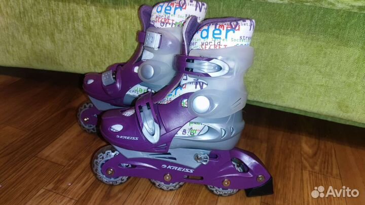 Роликовые коньки раздвижные